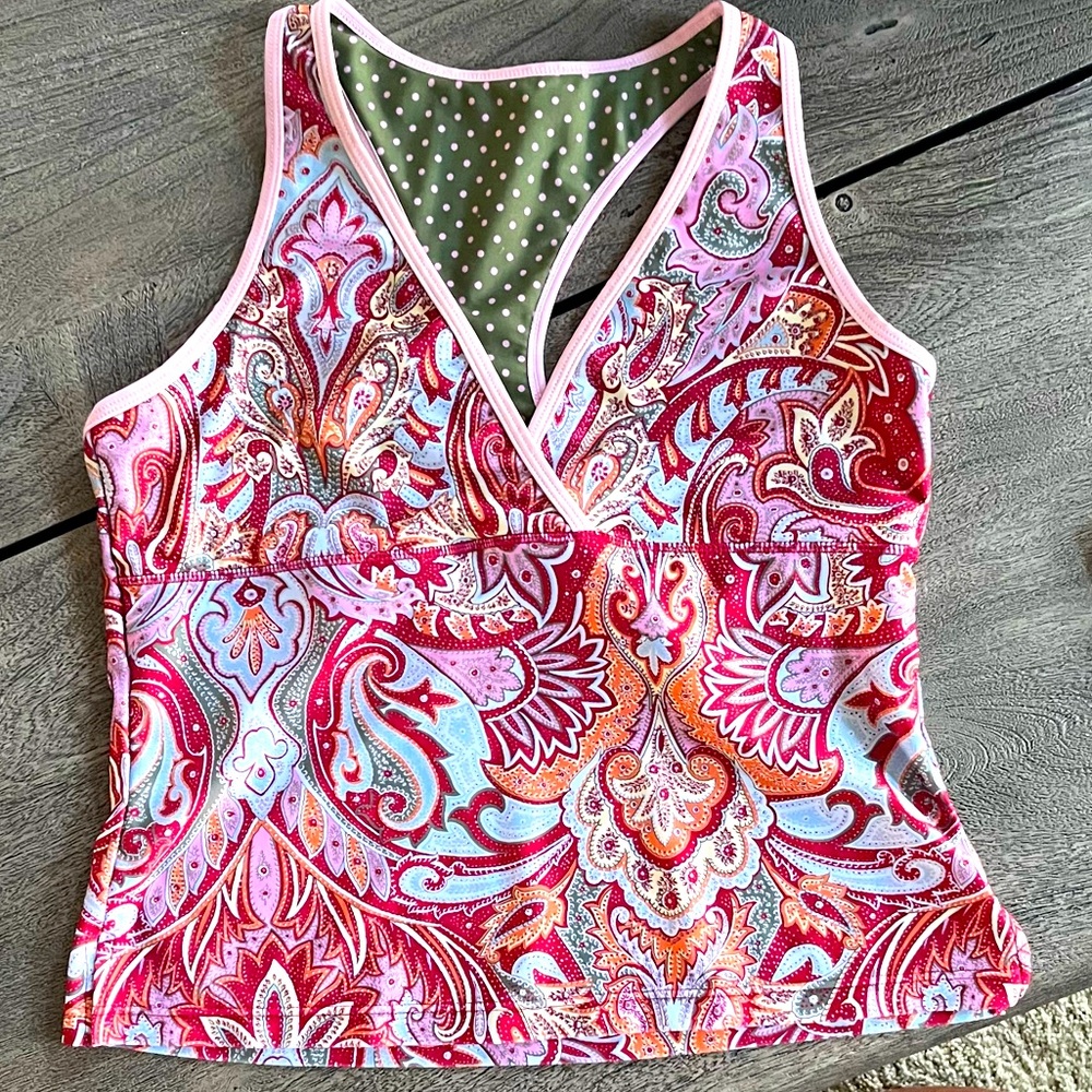 Athleta Paisley Tankini- Size M